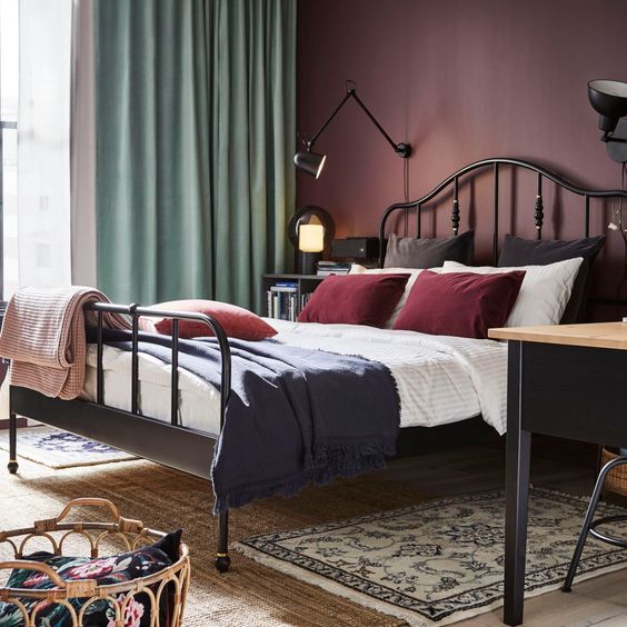 75 идей дизайна спальни с мебелью ИКЕА